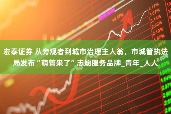 宏泰证券 从旁观者到城市治理主人翁，市城管执法局发布“萌管来了”志愿服务品牌_青年_人人
